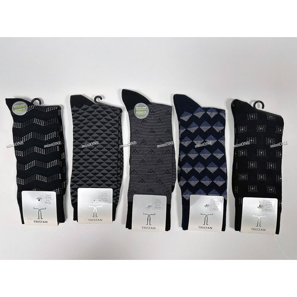 NEW Tristan Men's 5 Pair Crew Socks
